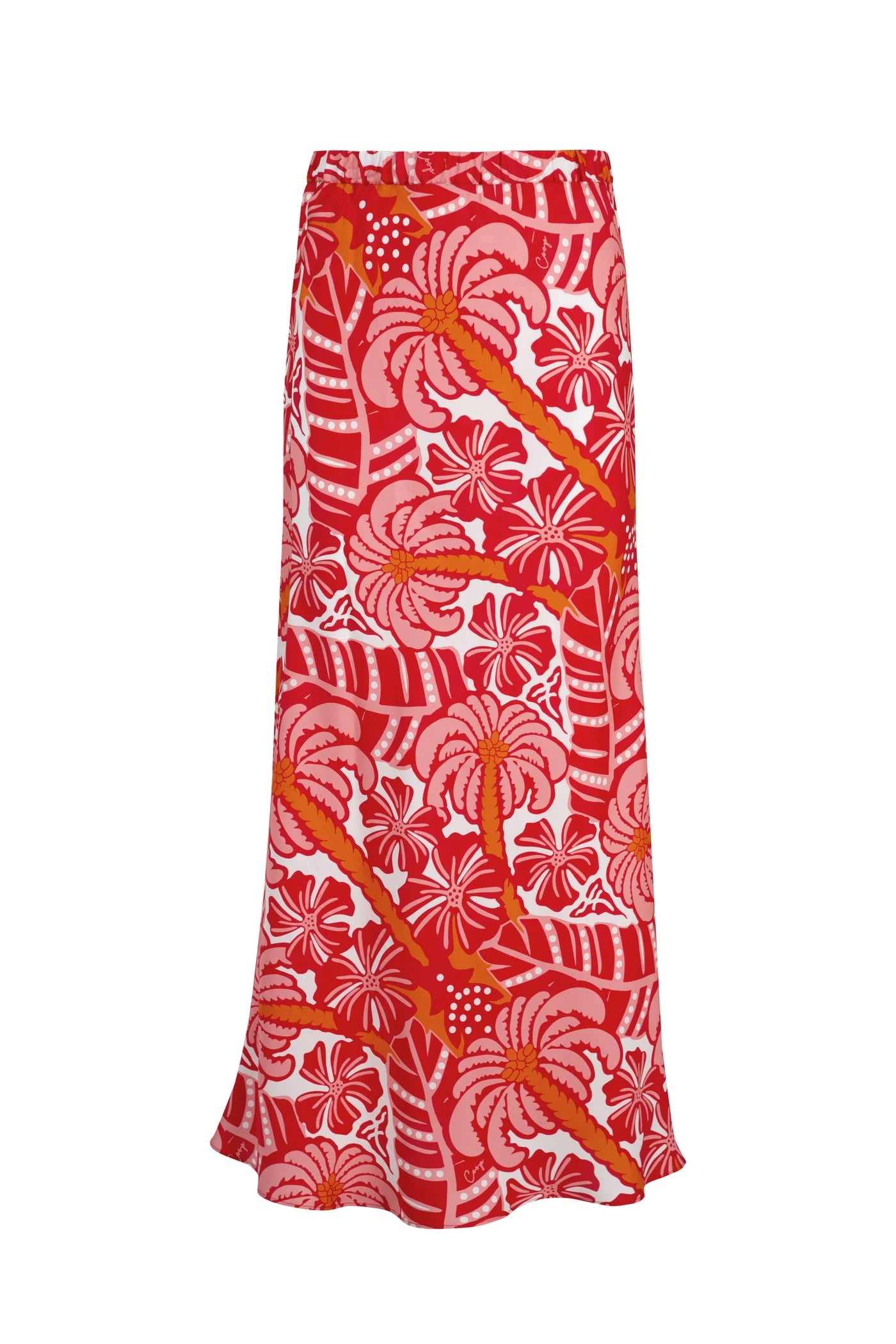 Bias The Way Skirt Red & Pink