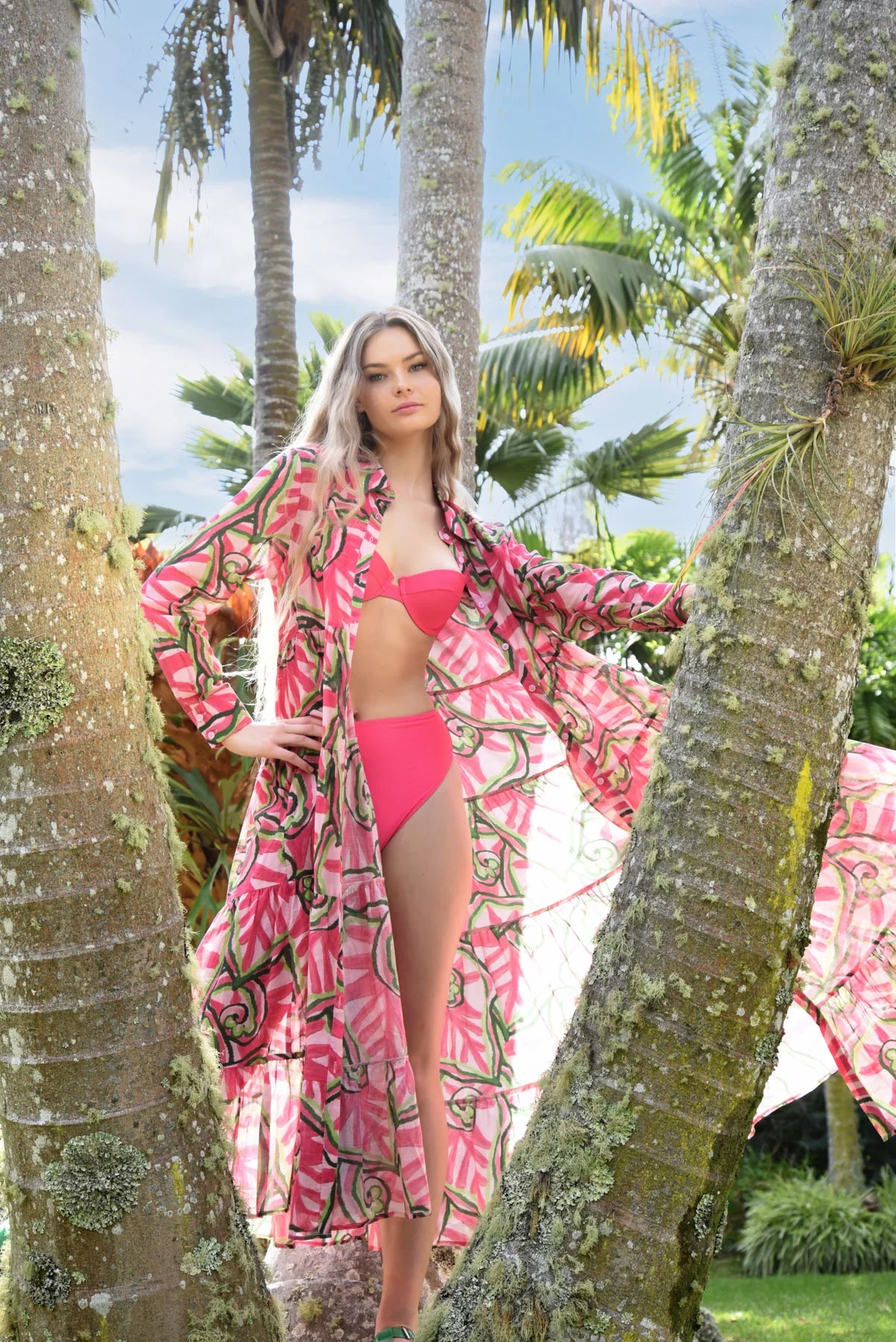 Sun & the Swoon Dress Pink