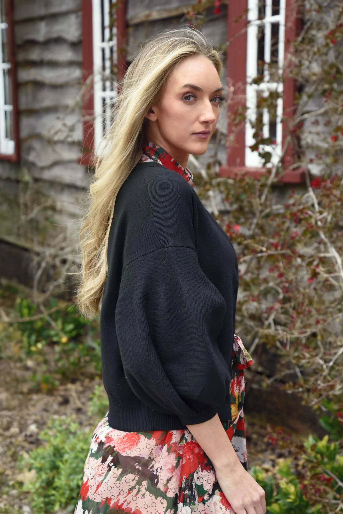 Balloominate Cardigan Black