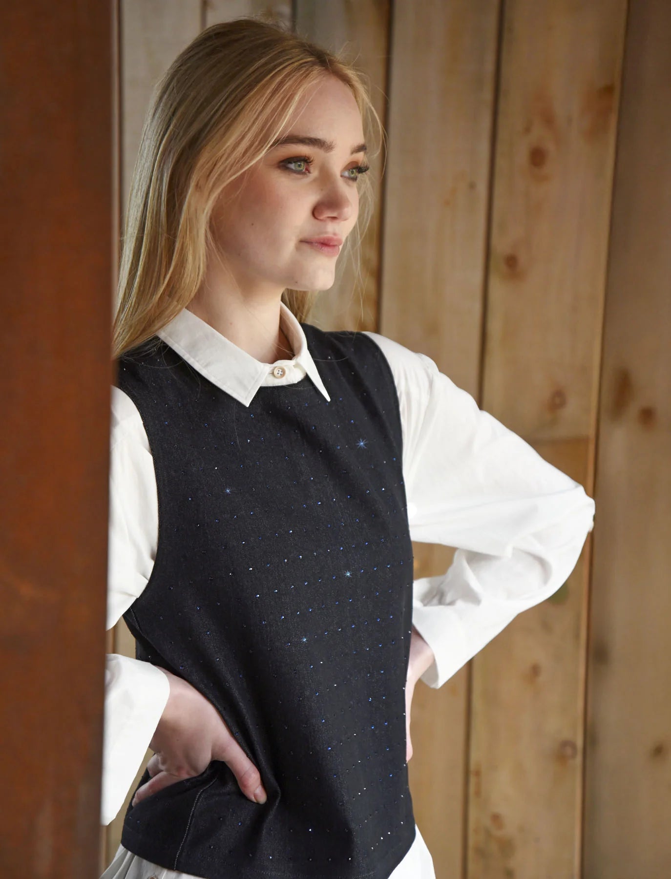 Stay Out All Bright Top Black