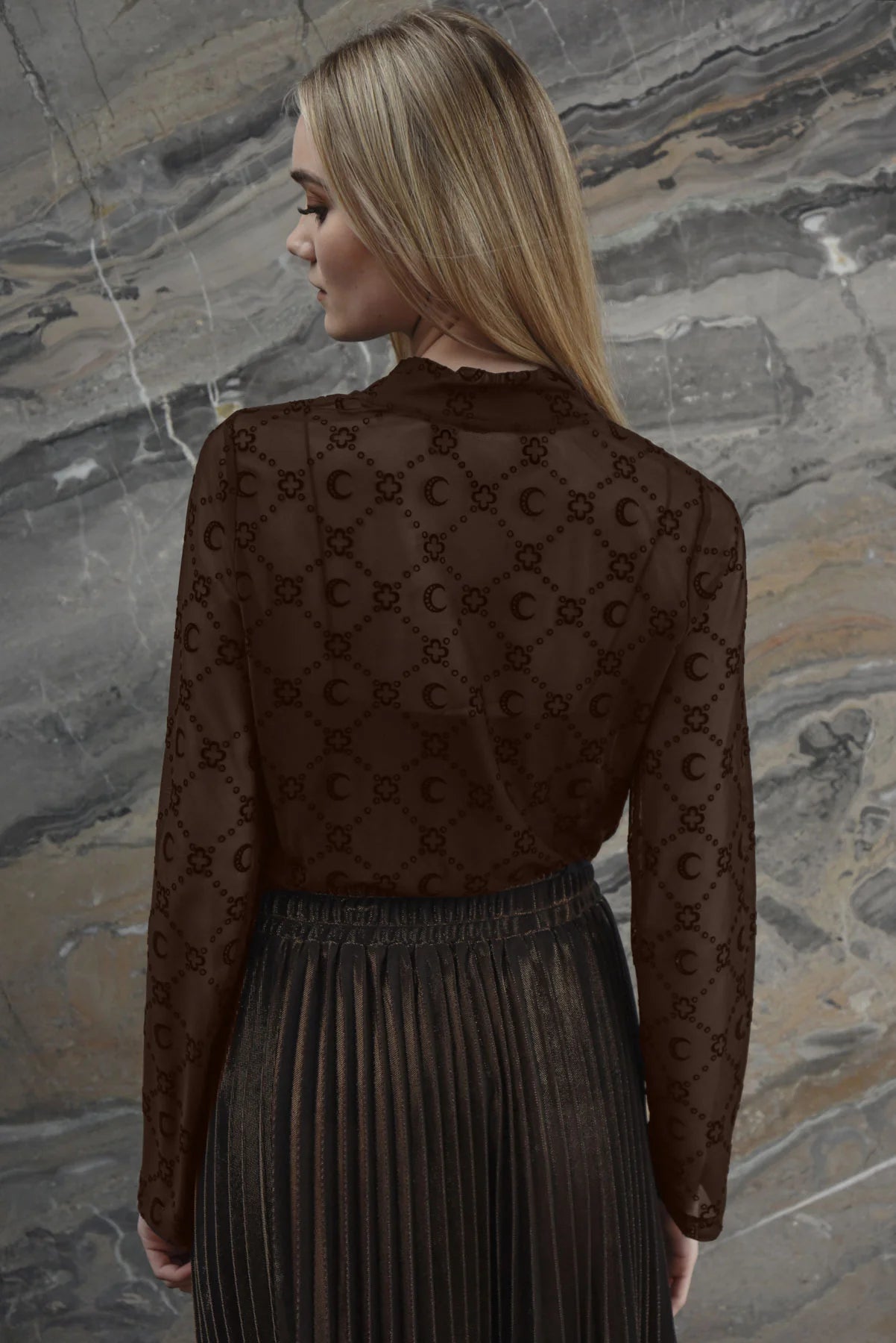 Don't Get Meshy Top Brown