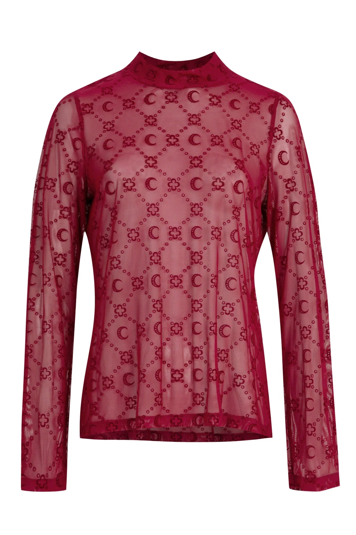 Don't Get Meshy Top Red