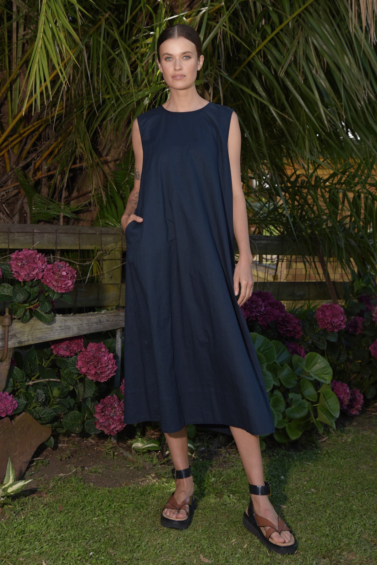 Smooth Ride Dress Navy