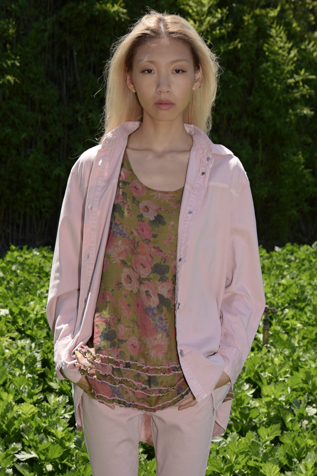 Shirt And Rescue Jacket Light Pink