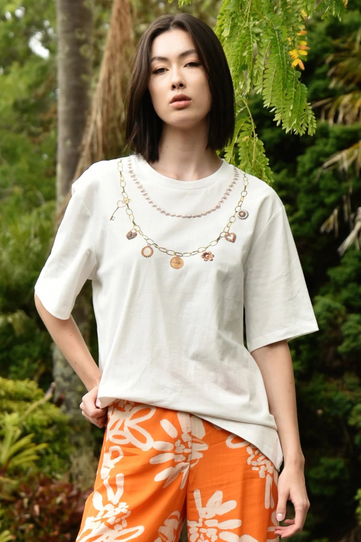 Charm School T-Shirt White