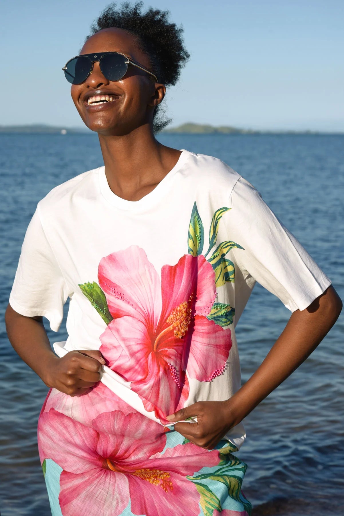 Hibiscus Of Time T-Shirt