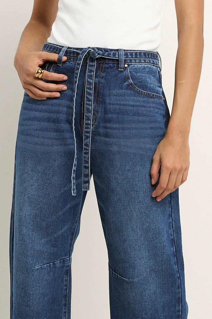 Campus Deep blue Barrel Jean
