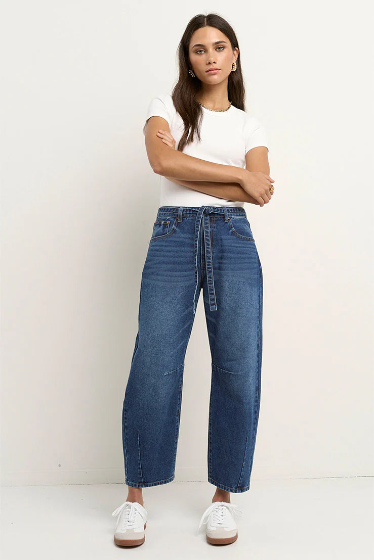 Campus Deep blue Barrel Jean