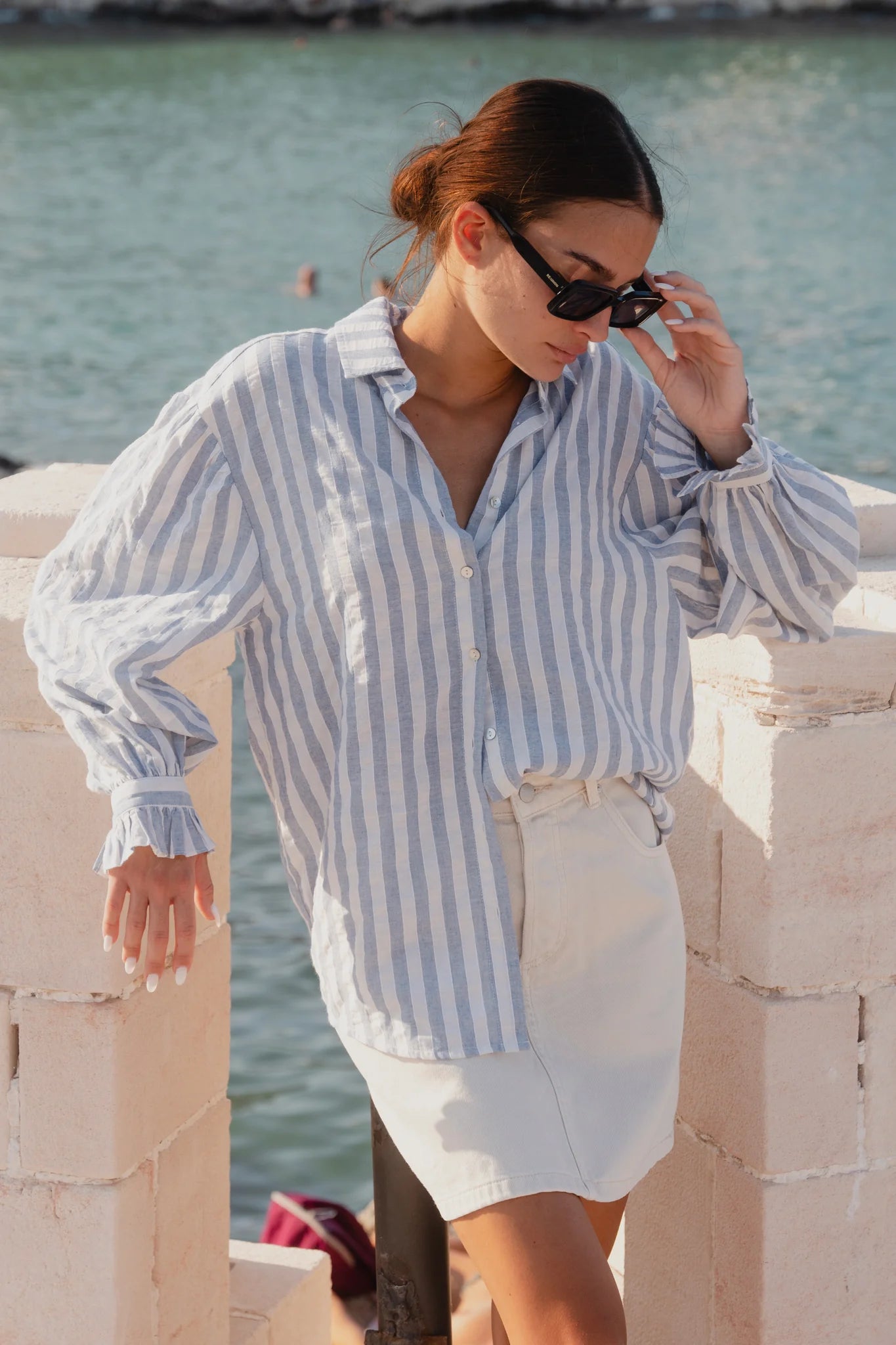 Connection Blue Stripe Shirt