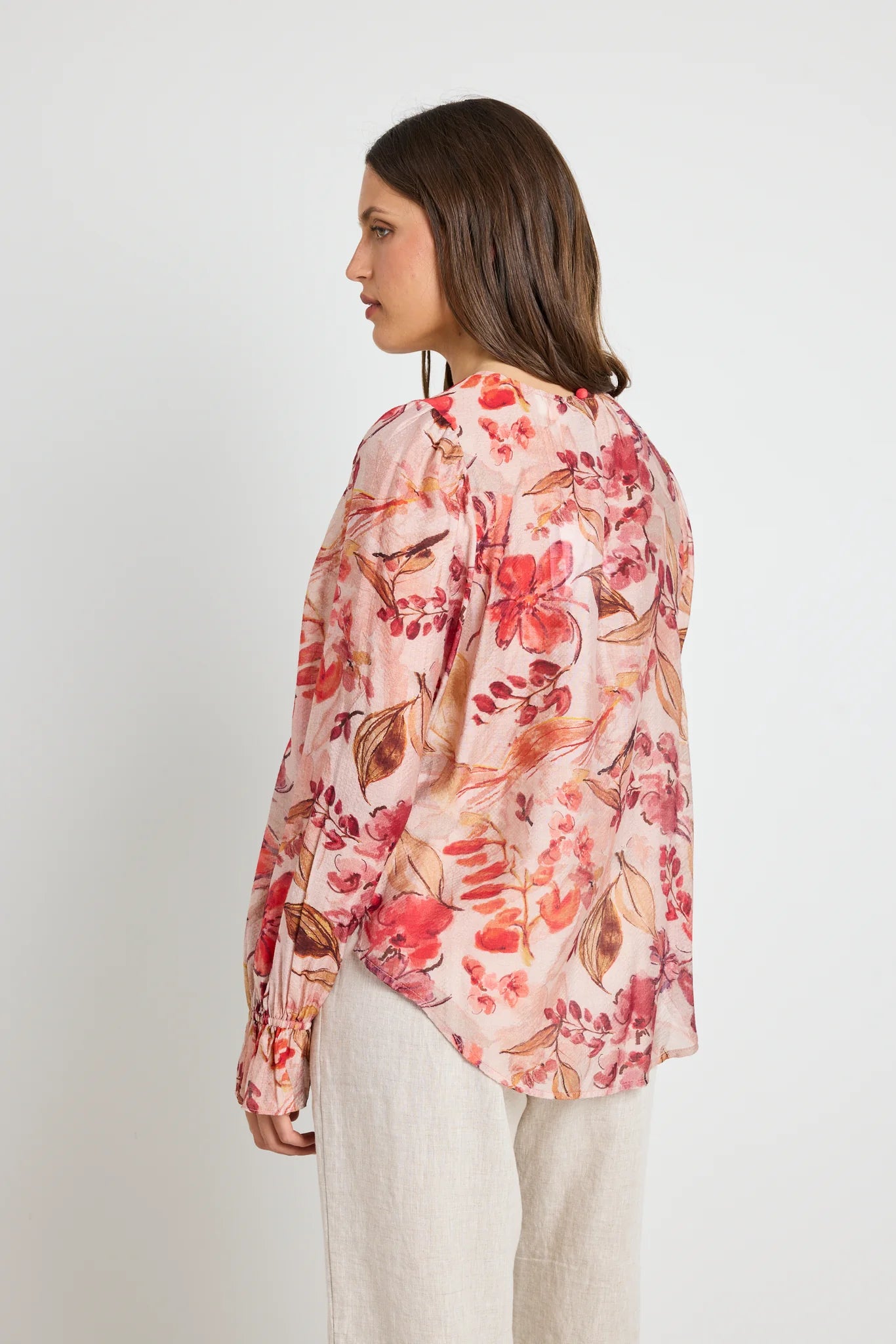 Endless Blush Floral Blouson Top