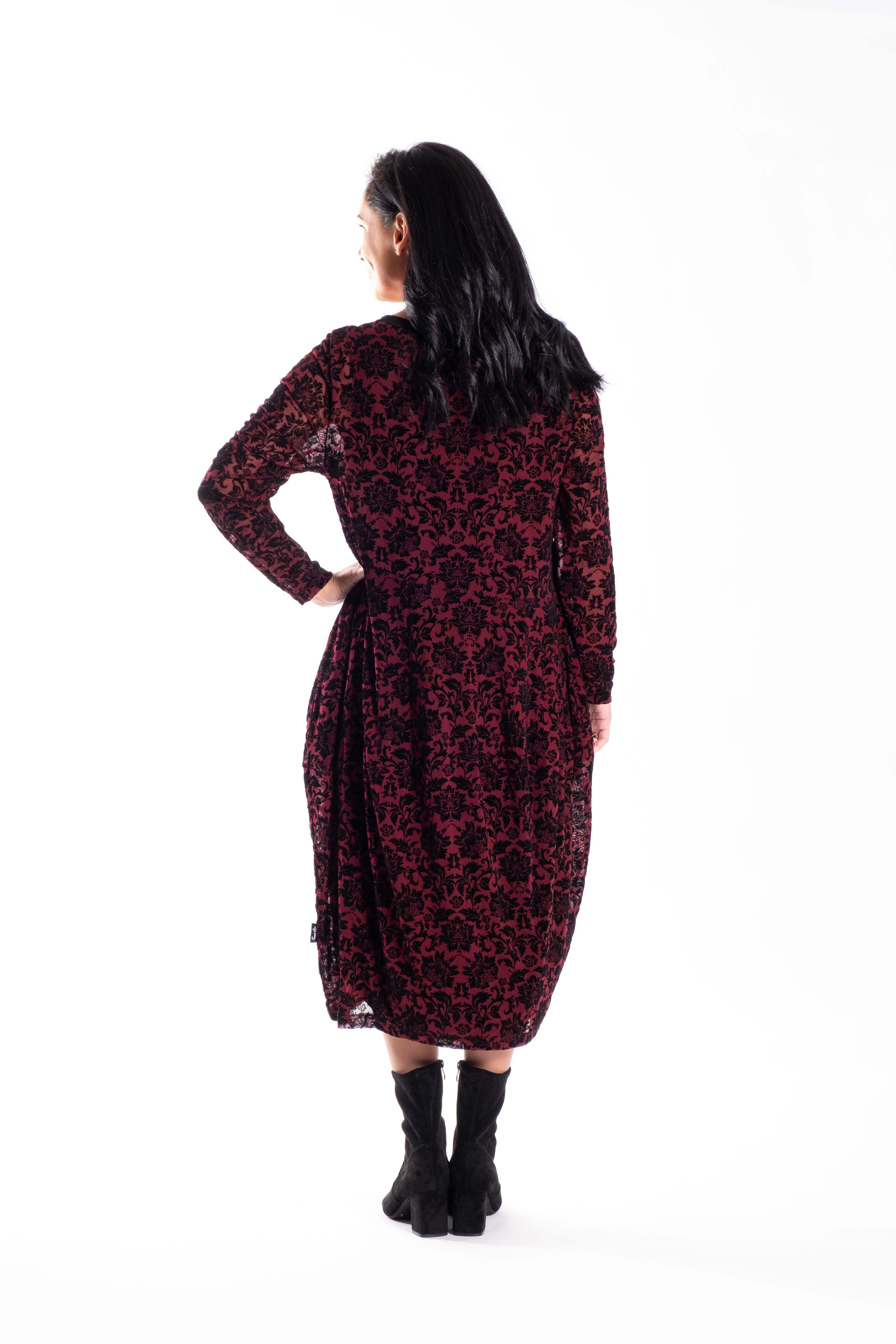 Chelsea Dress Maroon