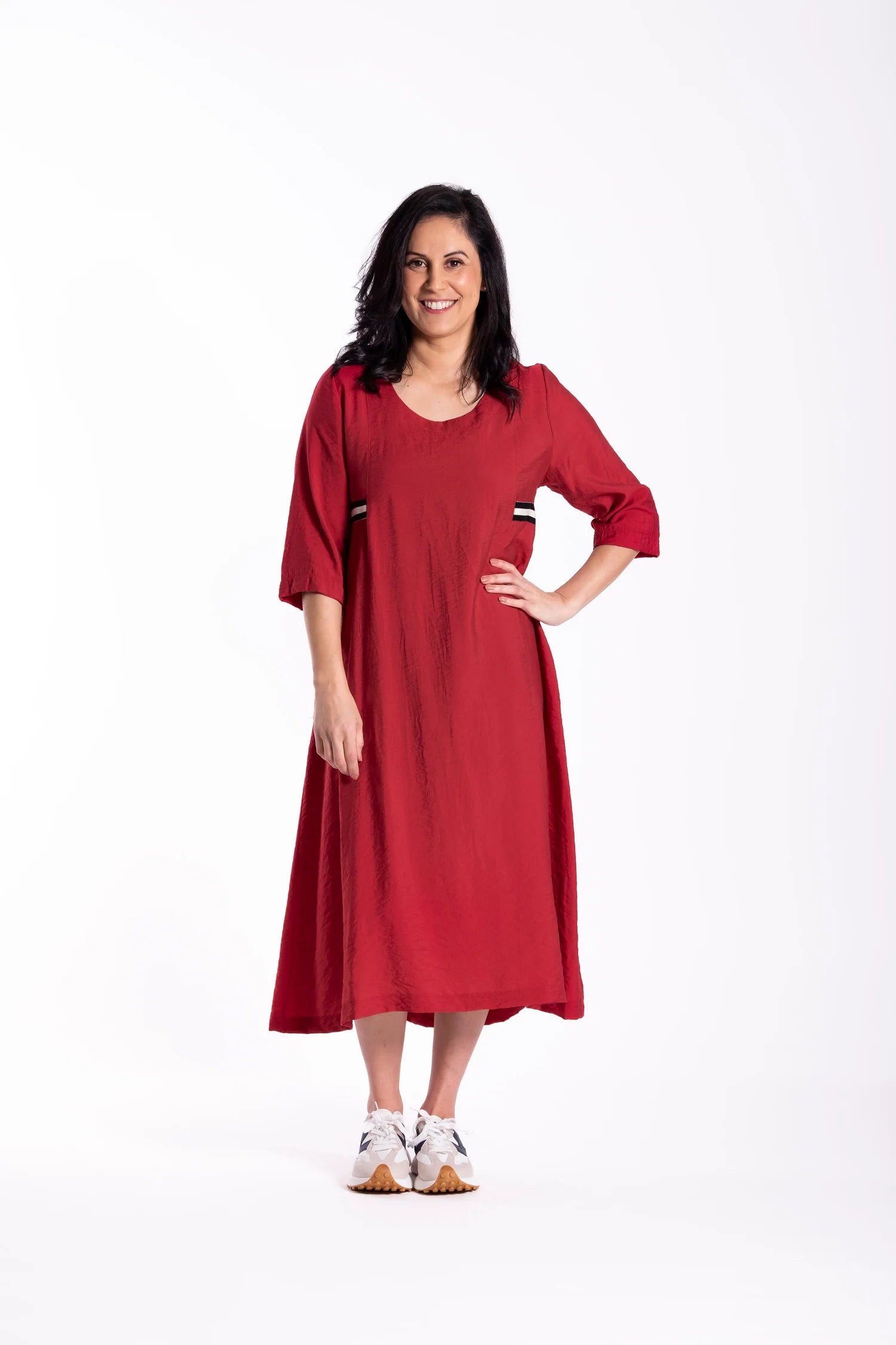 Maddy Dress Crimson
