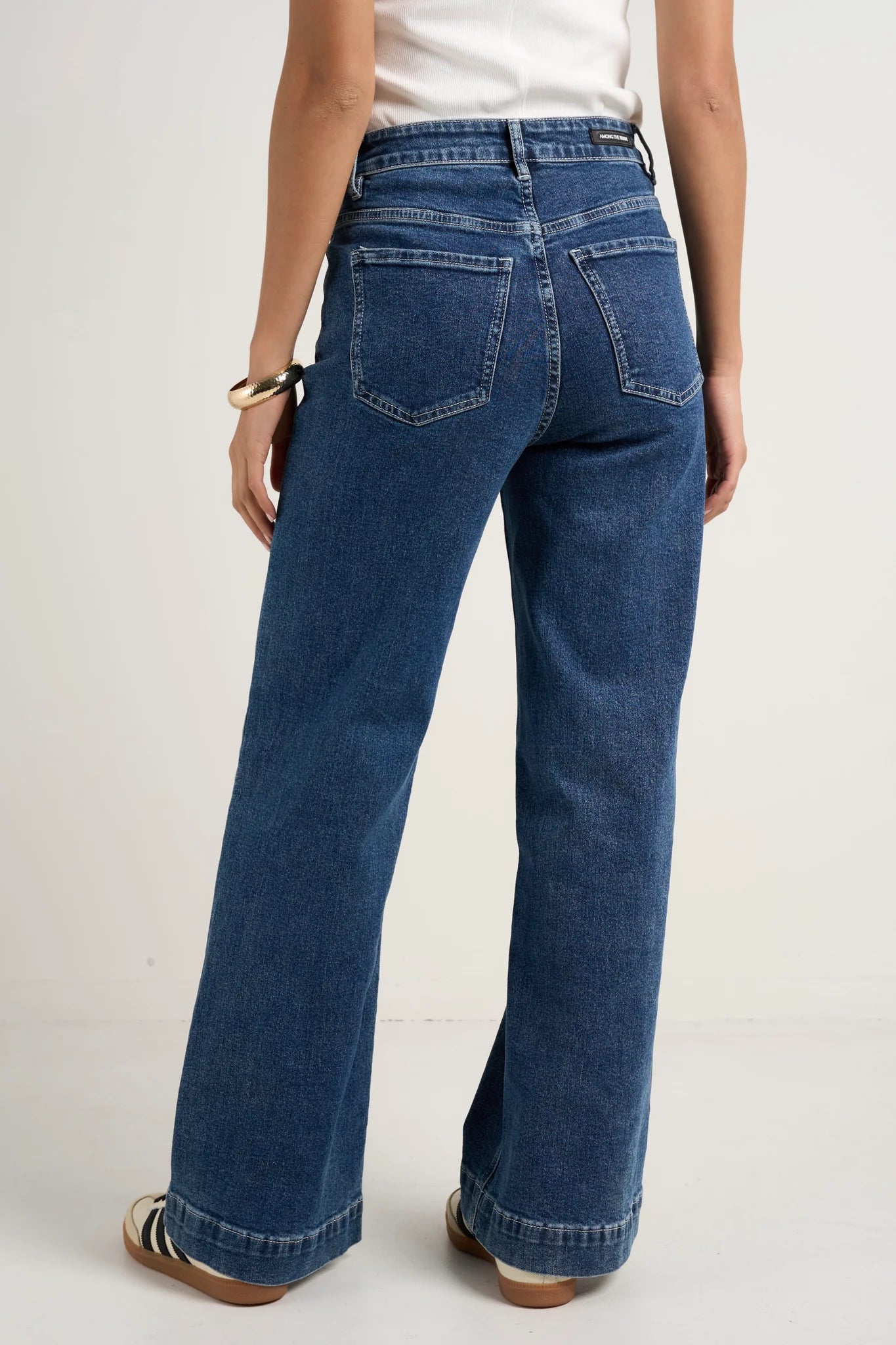 Zoey Mineral Blue Wide leg jean