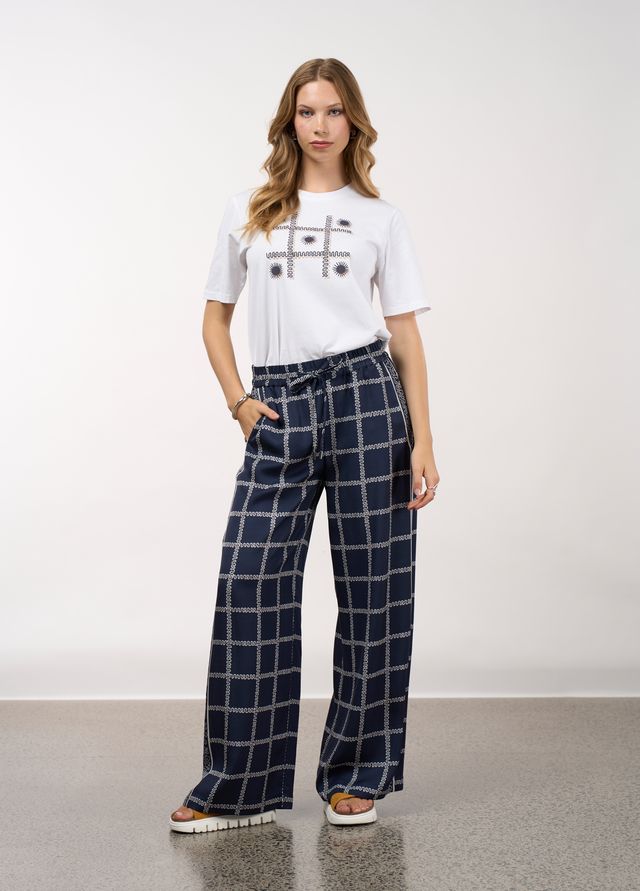 Lyrical Pant Navy bone