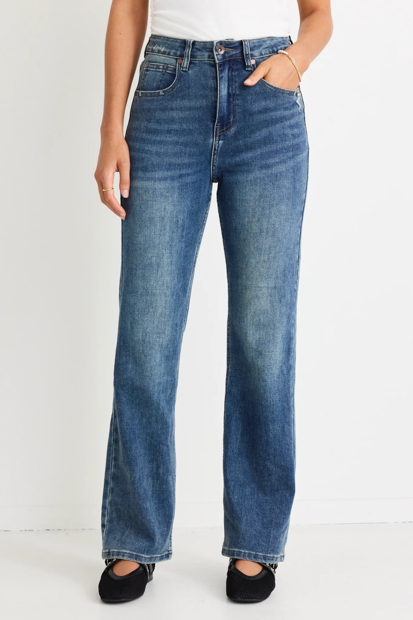 Farah Mid Blue Jean