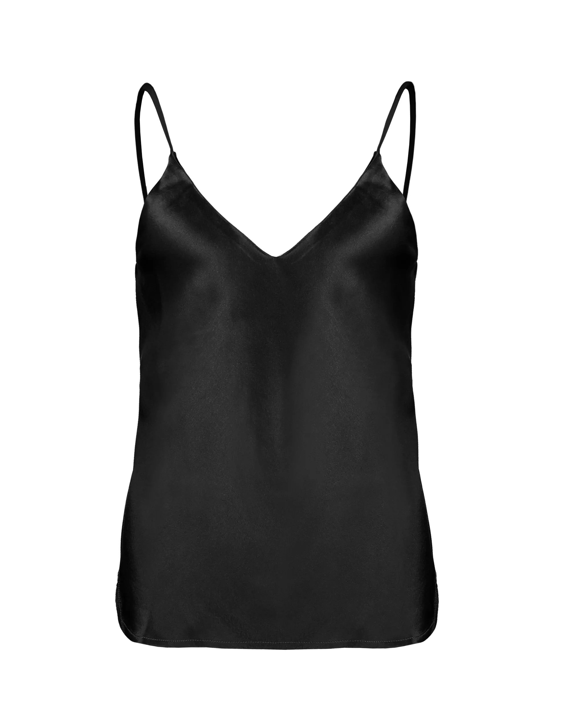 Liquid Satin Cami Black