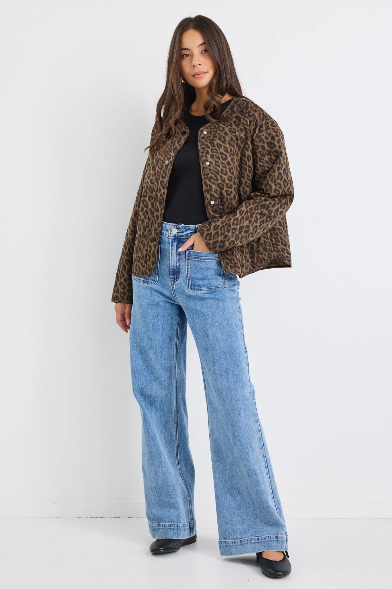 Apex Animal Print Puffer Jacket