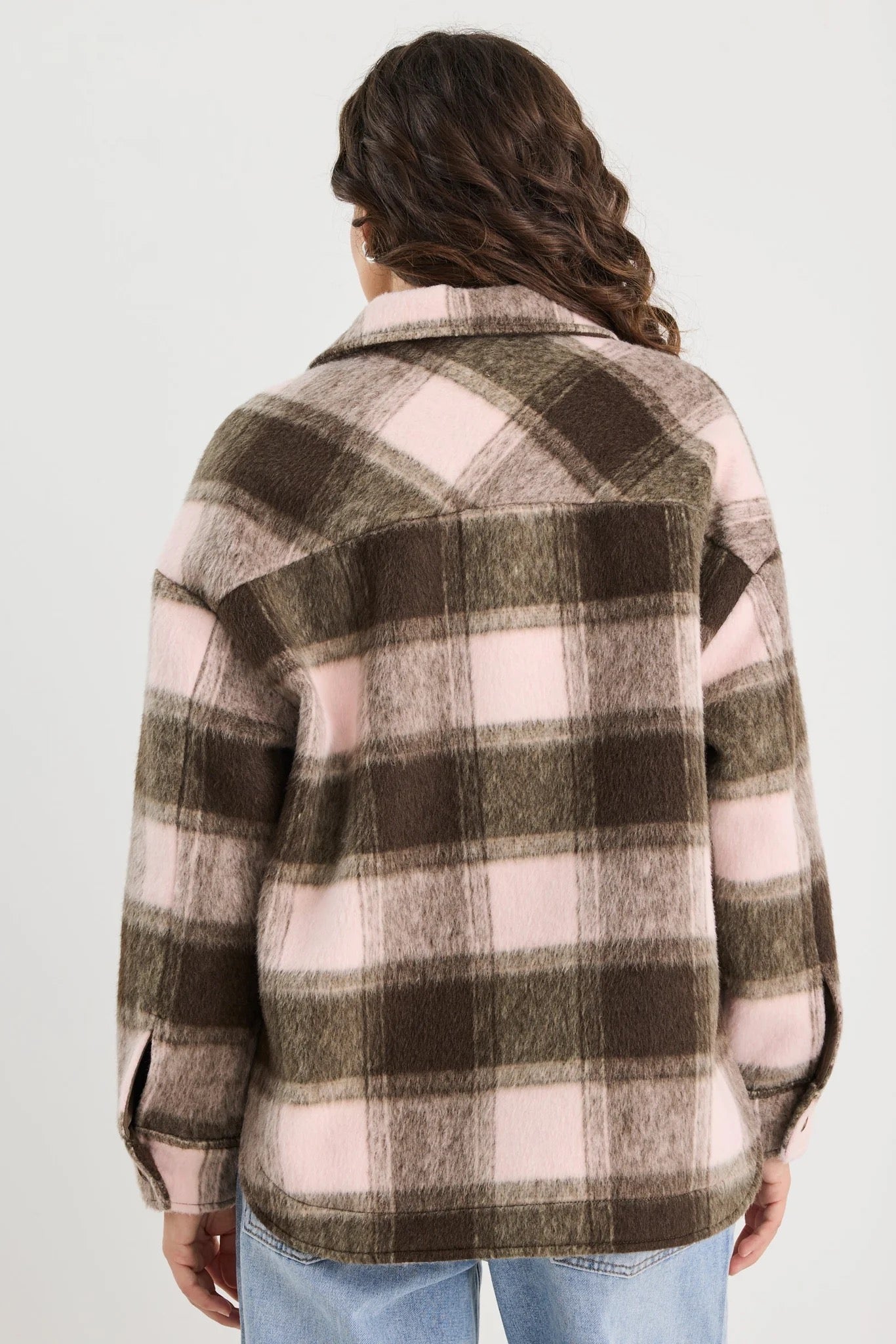 Solace Check Shacket