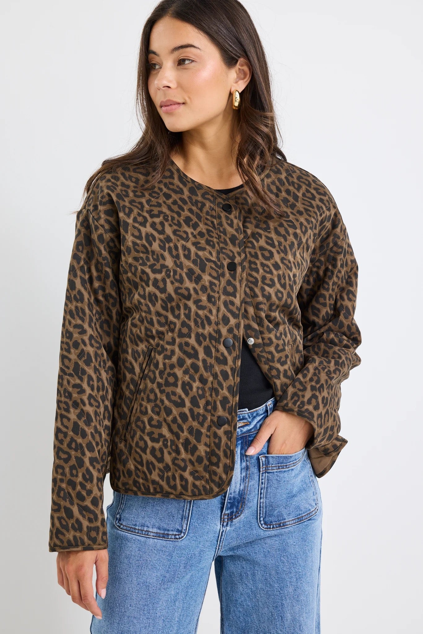 Apex Animal Print Puffer Jacket