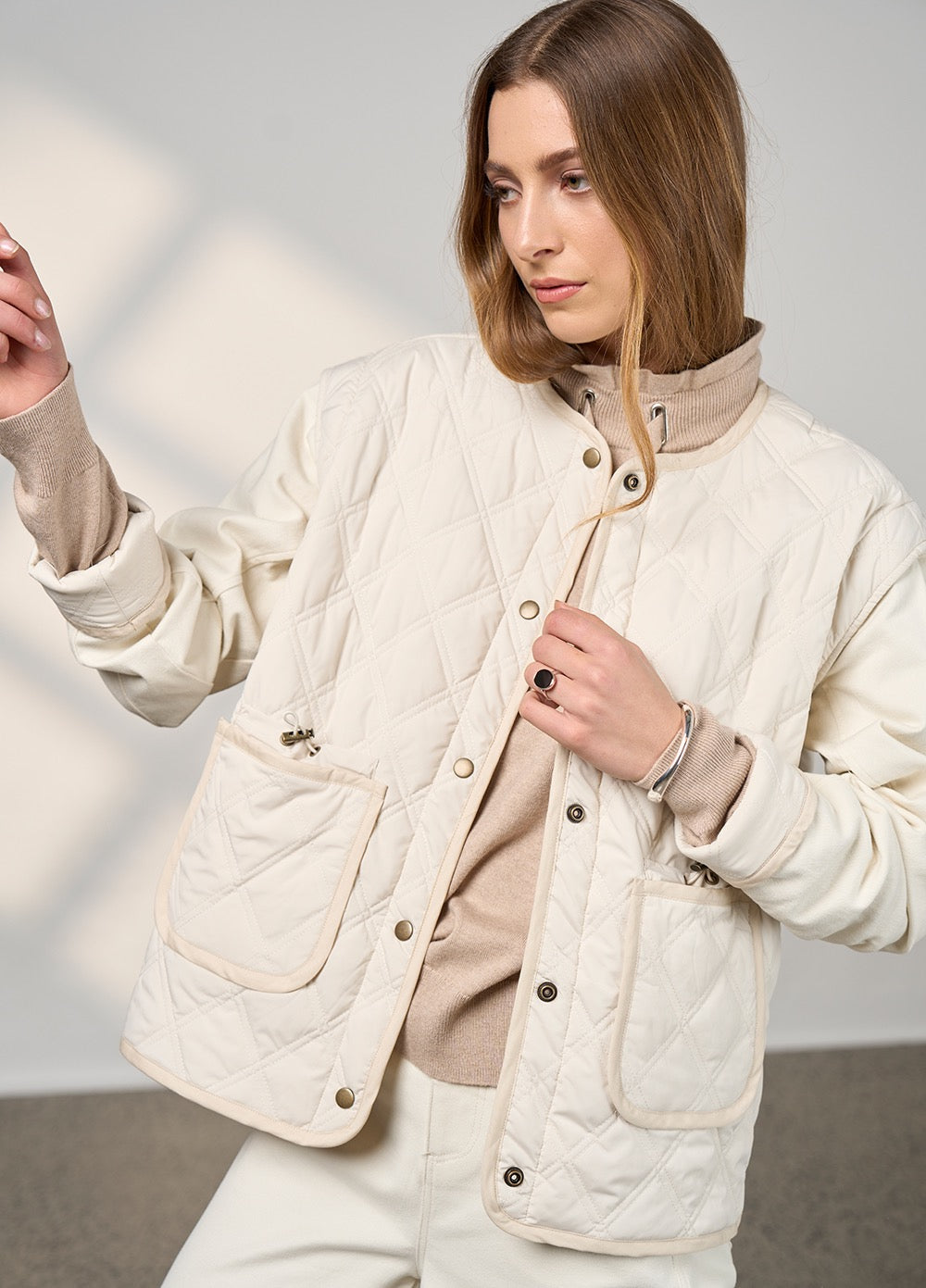 Tetris Jacket Vanilla