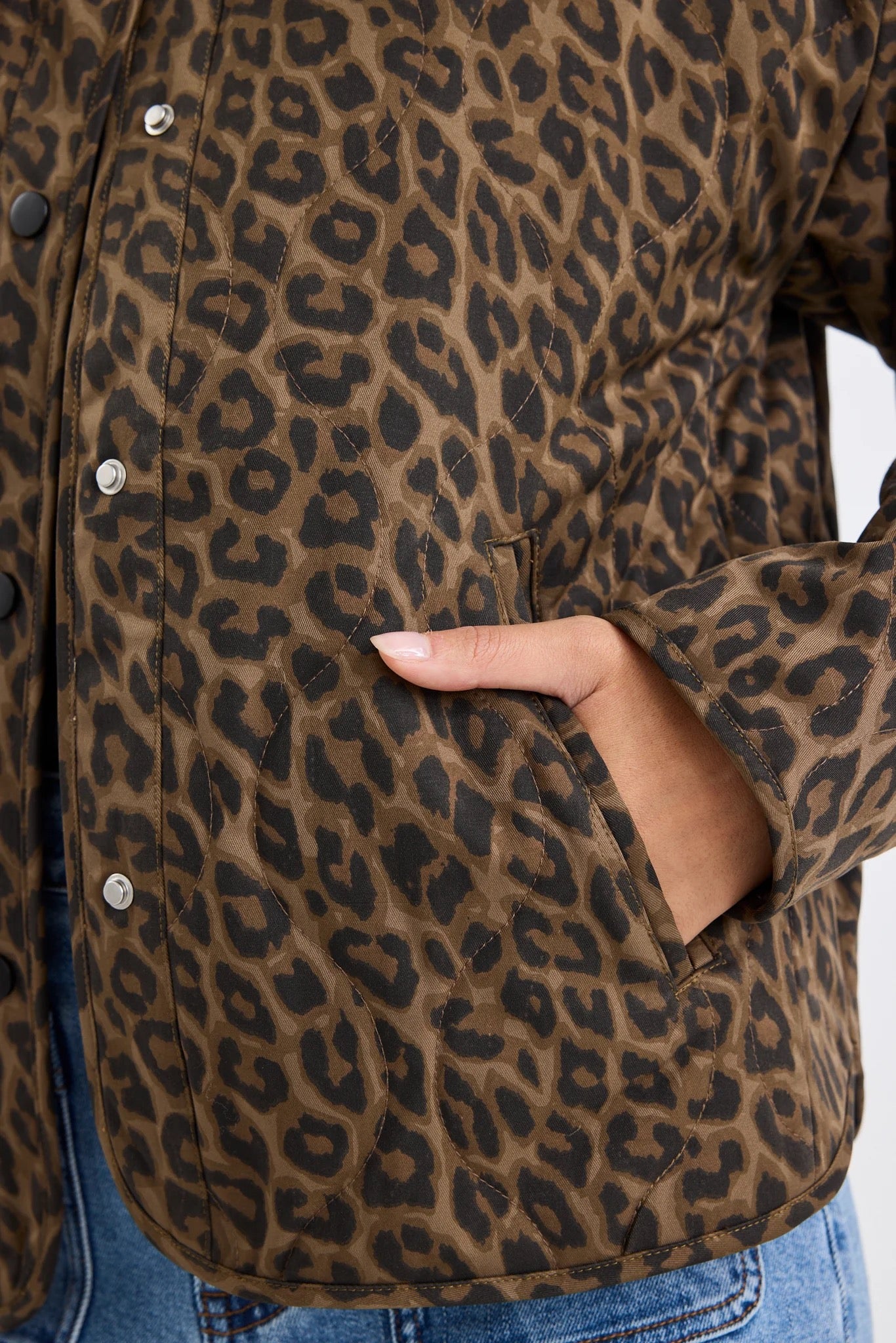 Apex Animal Print Puffer Jacket