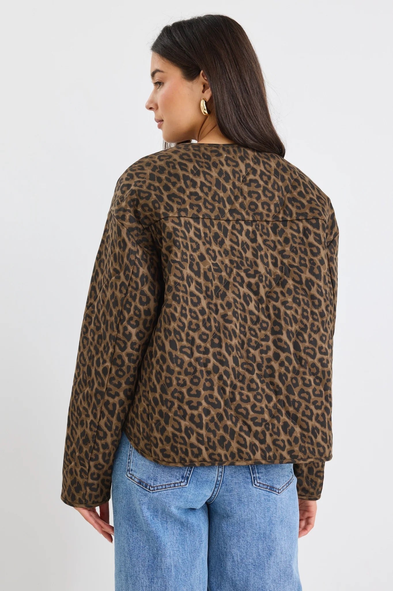 Apex Animal Print Puffer Jacket