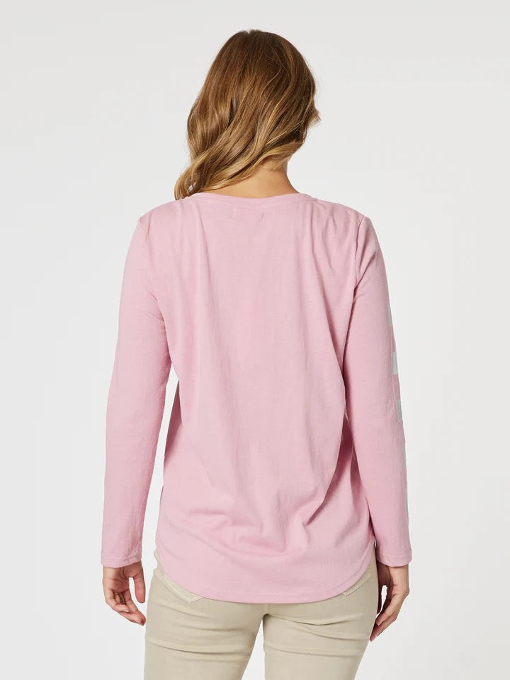 Be Square Tee Pink