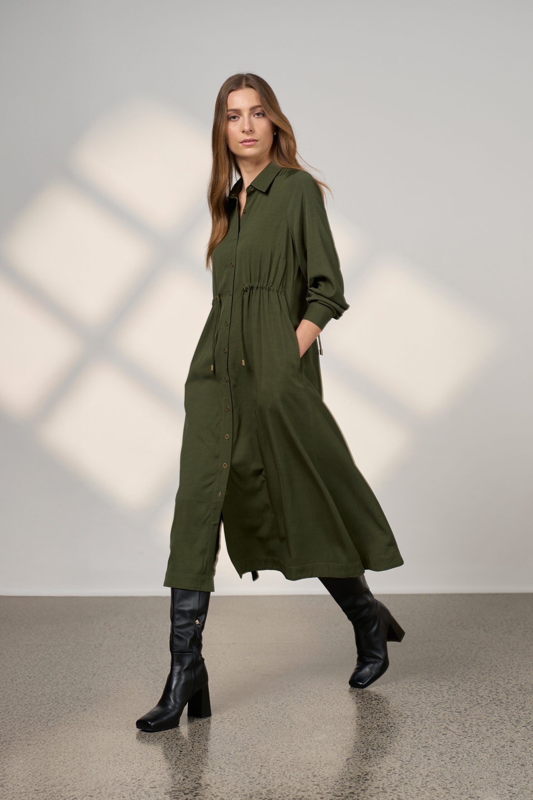 Sequence Shirt Dress
