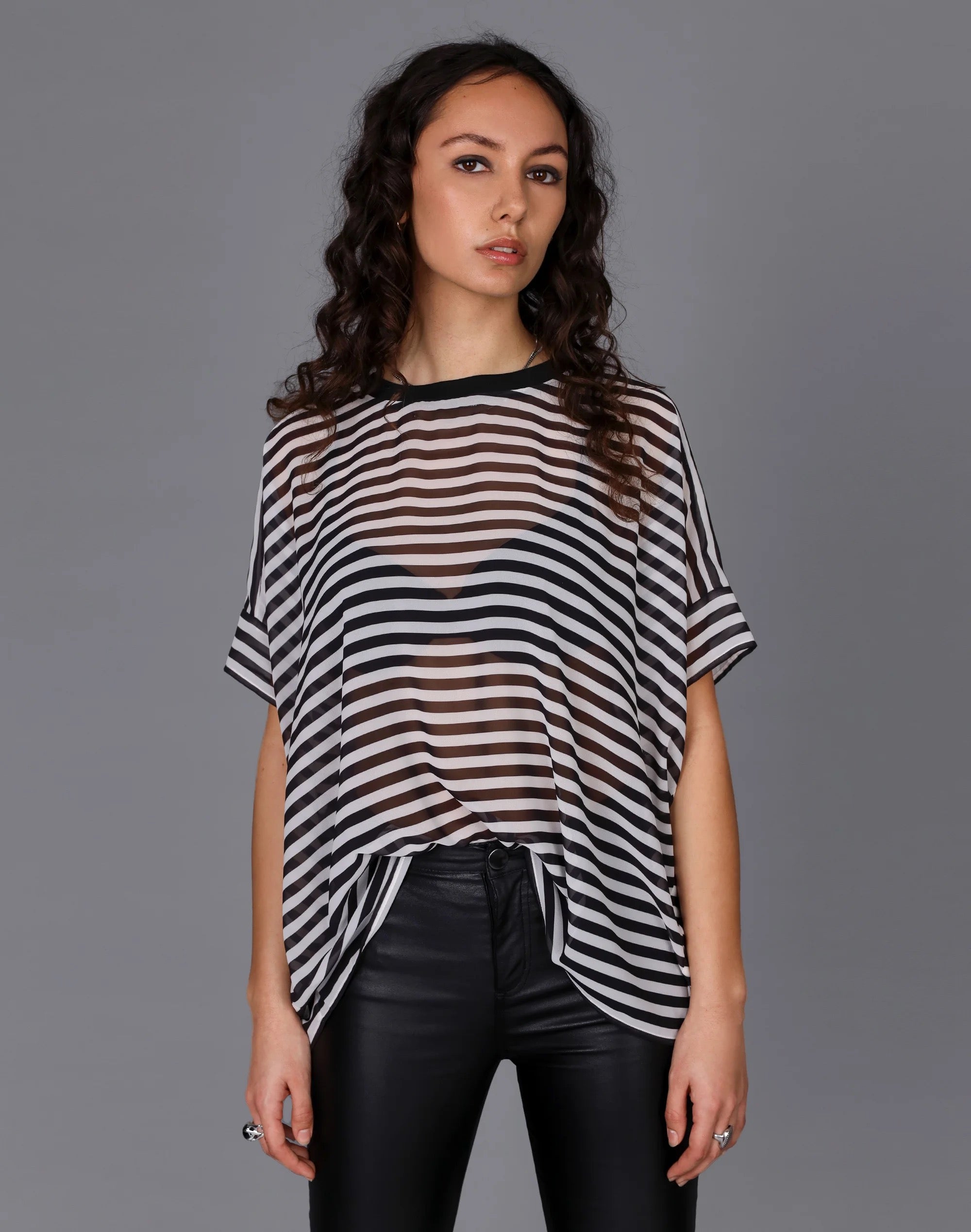 Stripe Oversized Tee