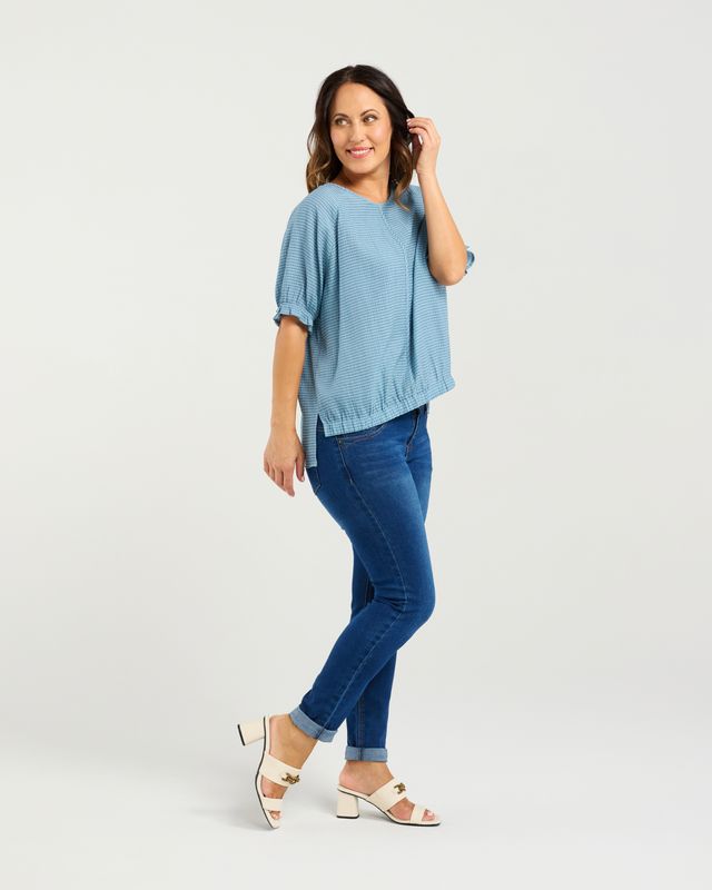 Ella Top Blue