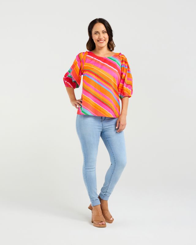 Willow Top Dynamic Stripe
