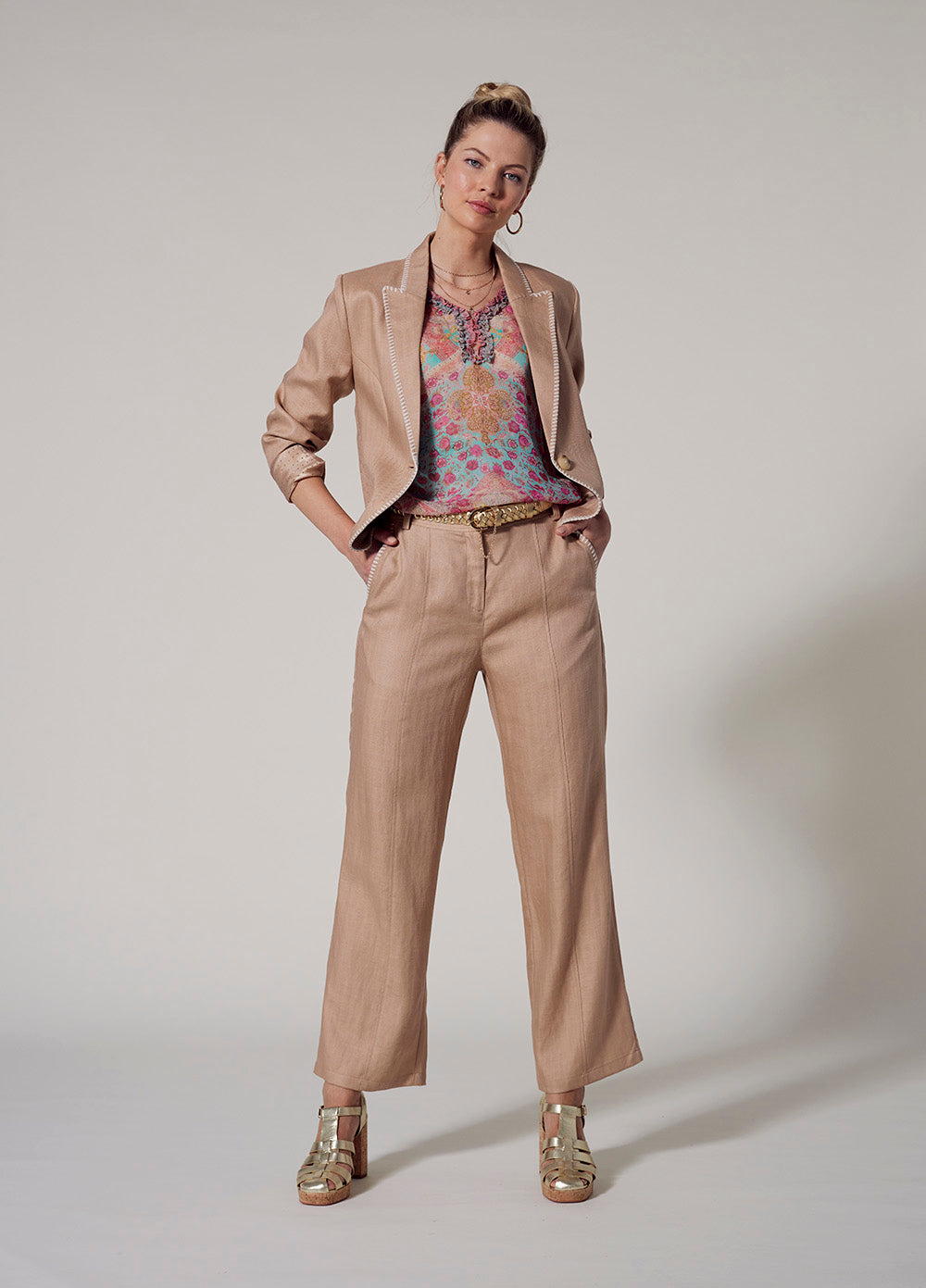 Cortona Pant Biscuit