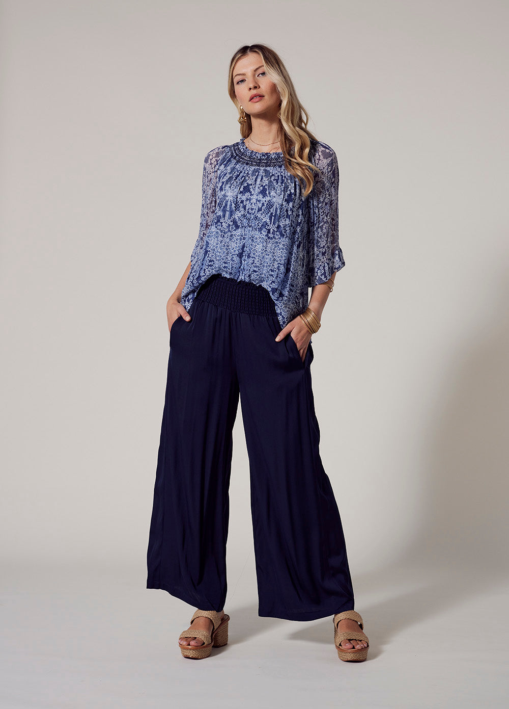 Arezzo Blouse Indigo