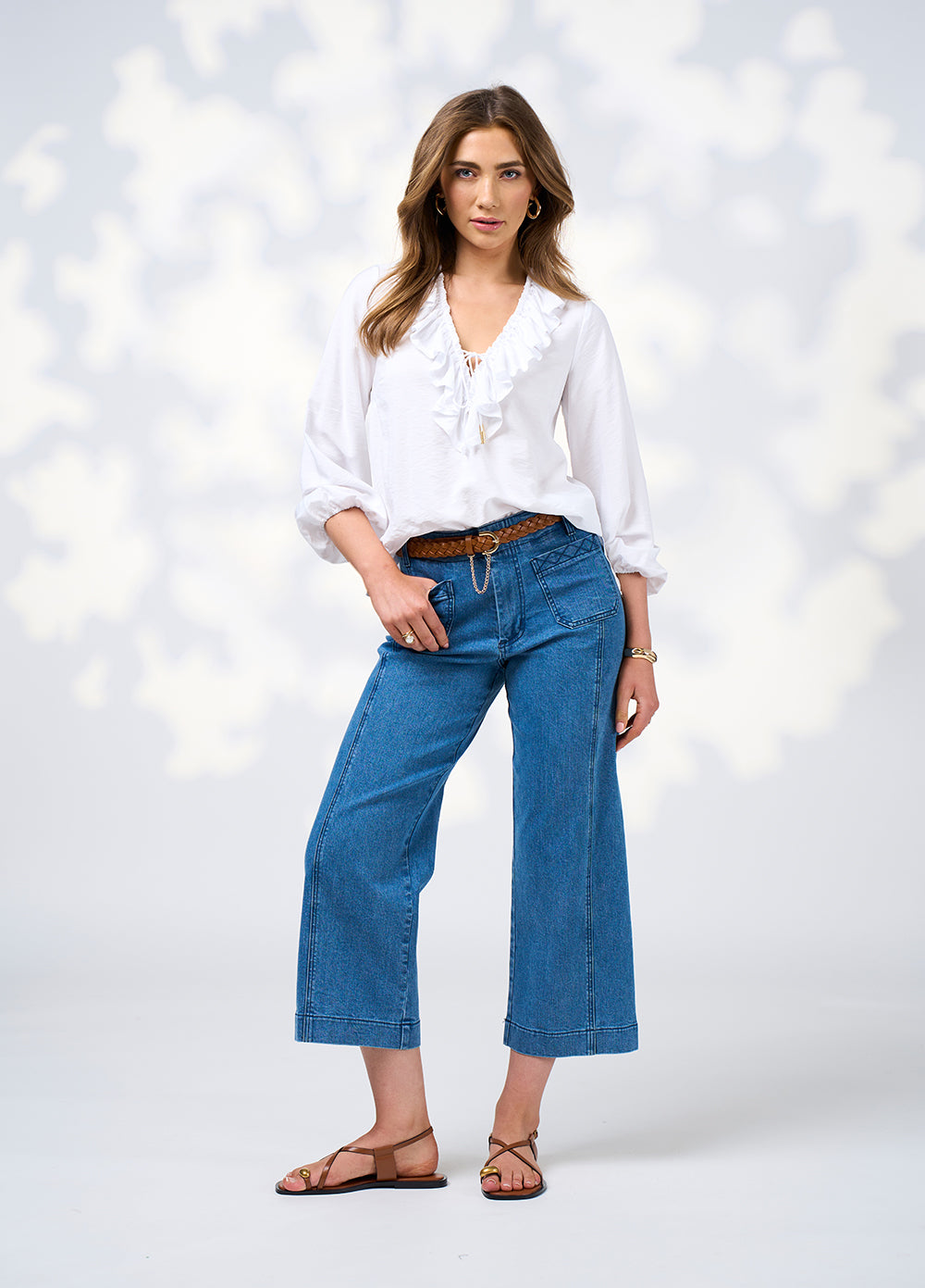 Evie Blouse White