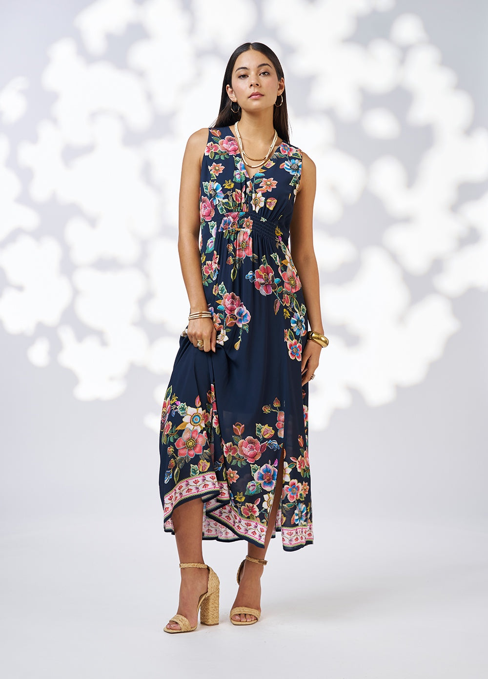Mystic Rose Midi Dress