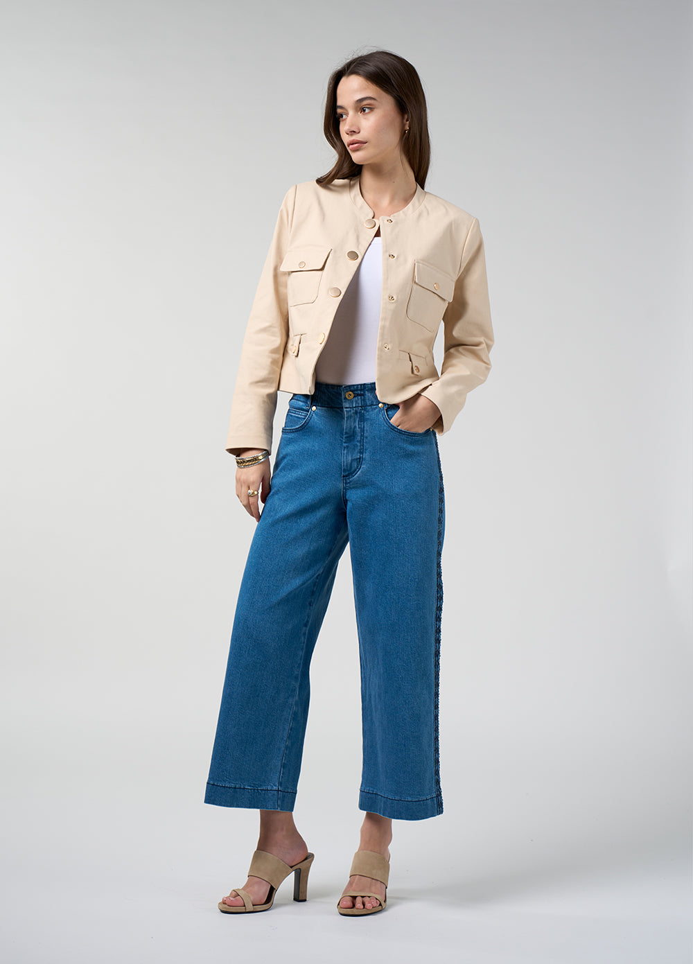 Indika Jacket- Ecru