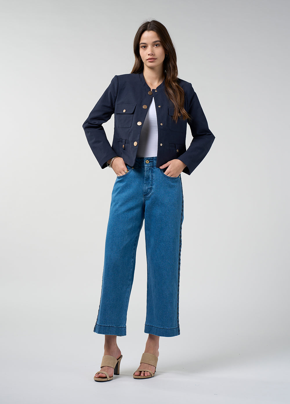 Indika Jacket- Indigo