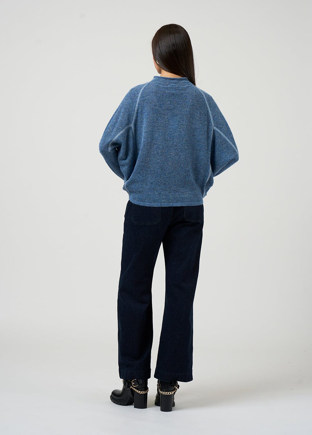 Astoria Batwing Sweater Denim