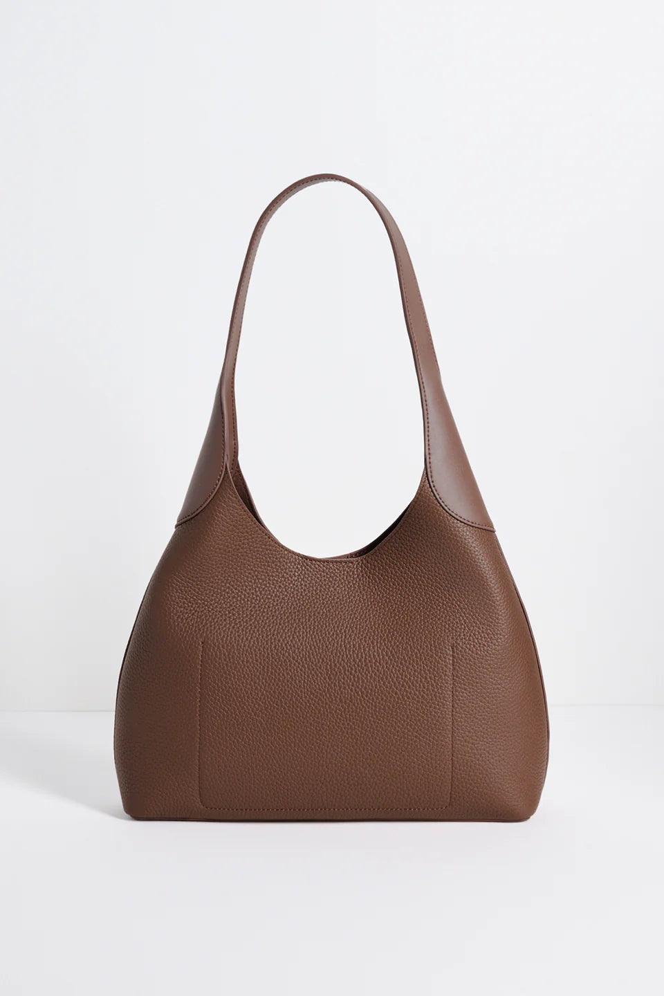 Lisbon Brown Leather Slouch Bag