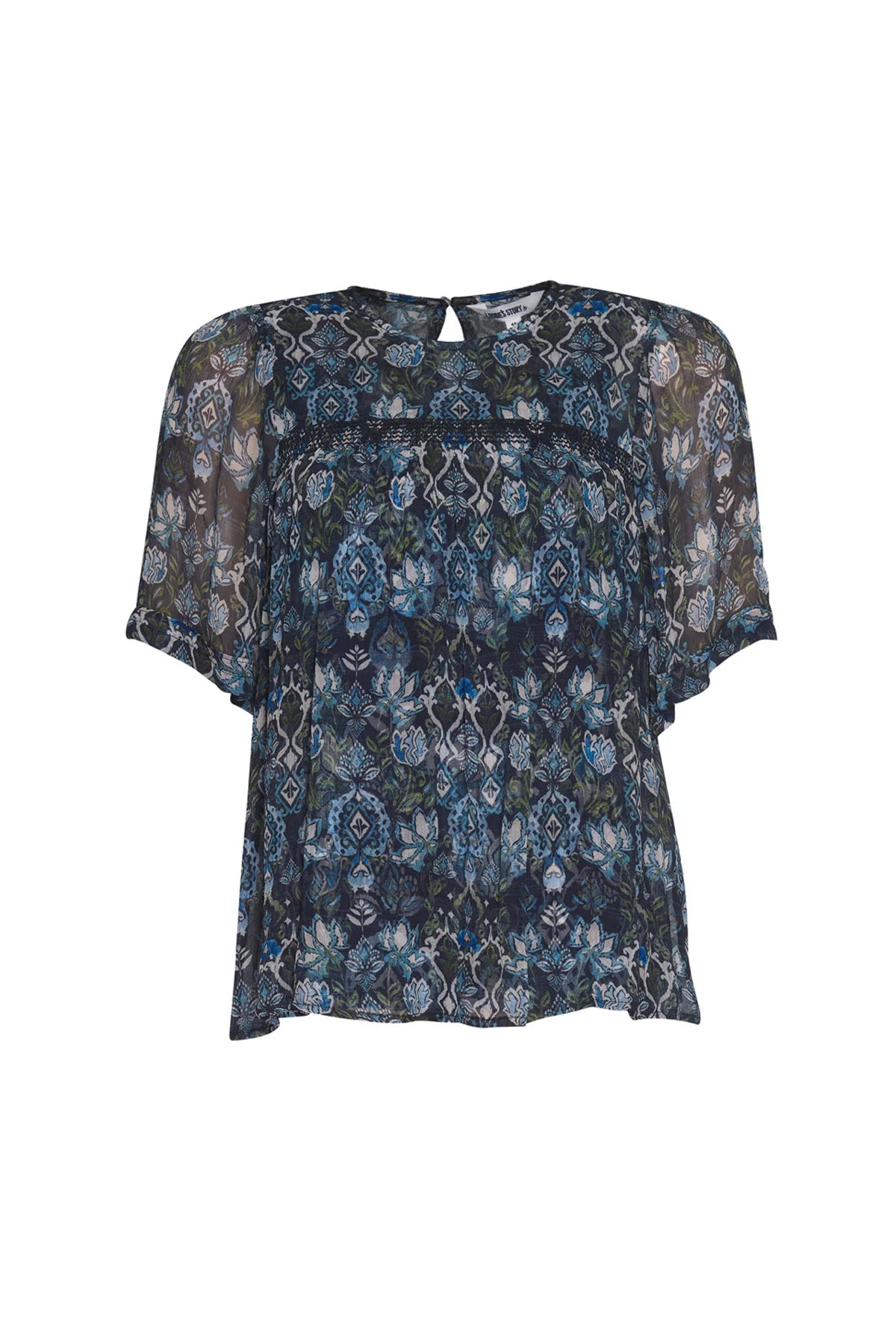 Lucca Top Indigo Multi