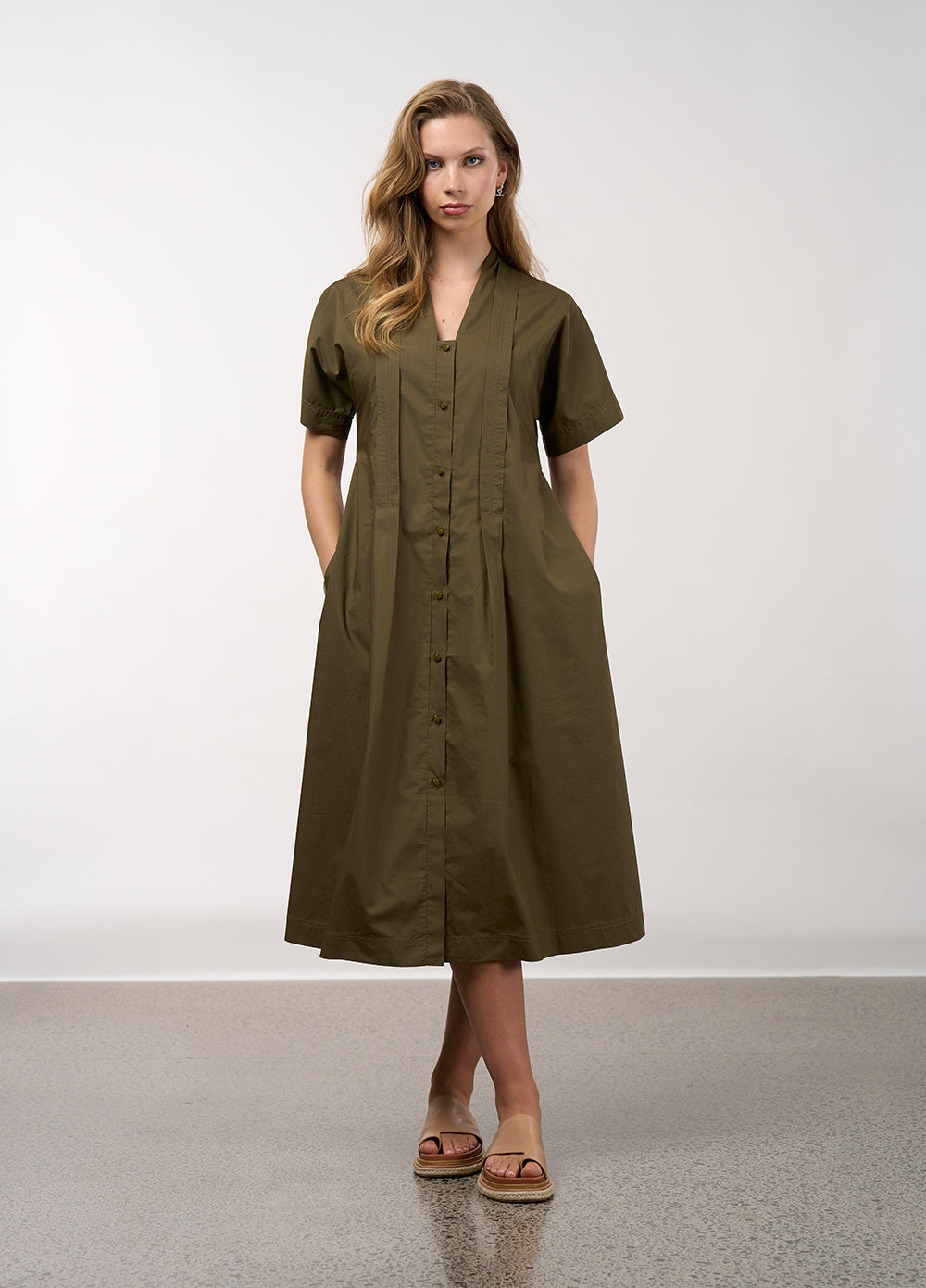 Alto dress khaki
