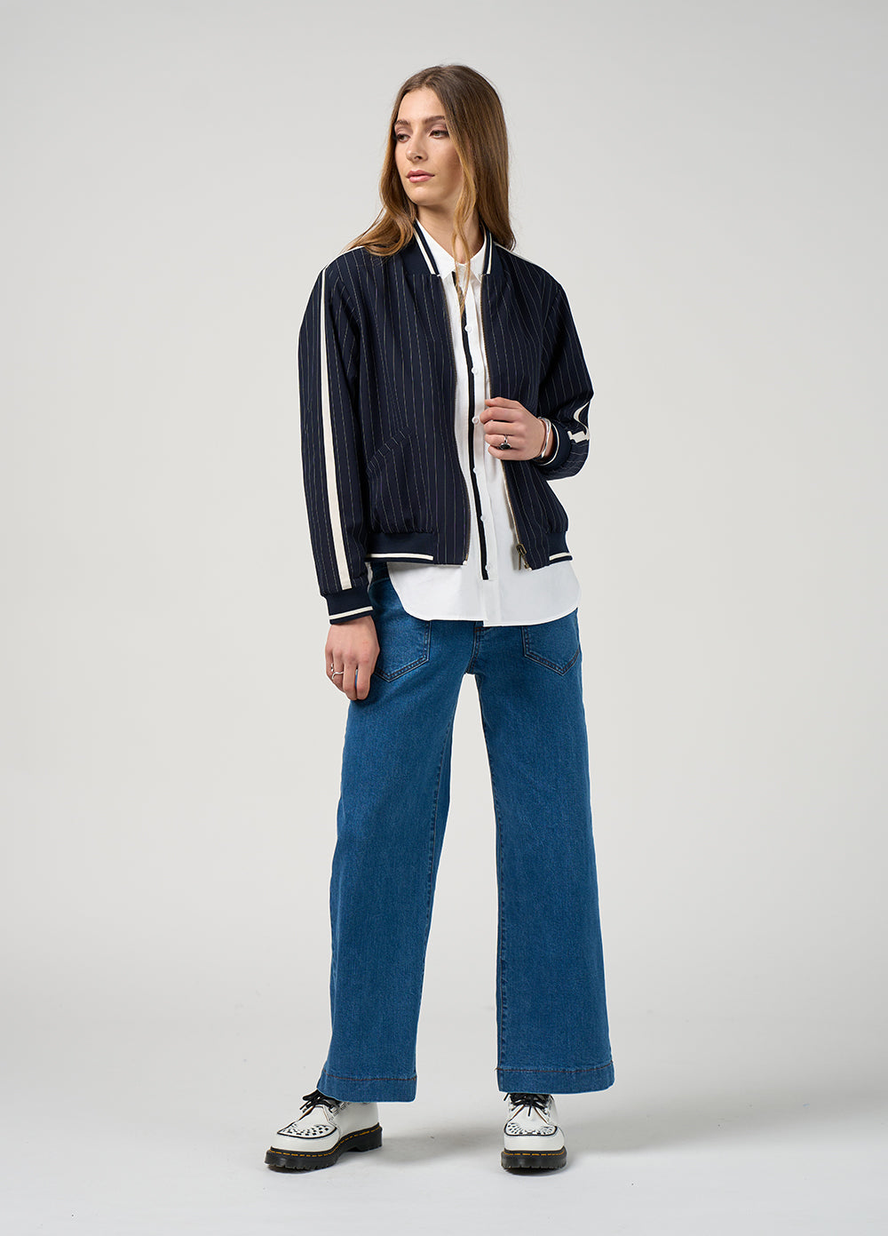 Trax Jacket Navy/Vanilla