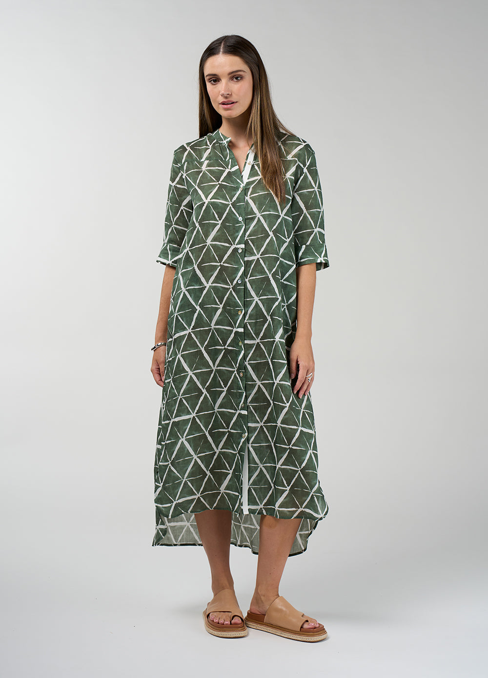 Prism shirt dress khaki