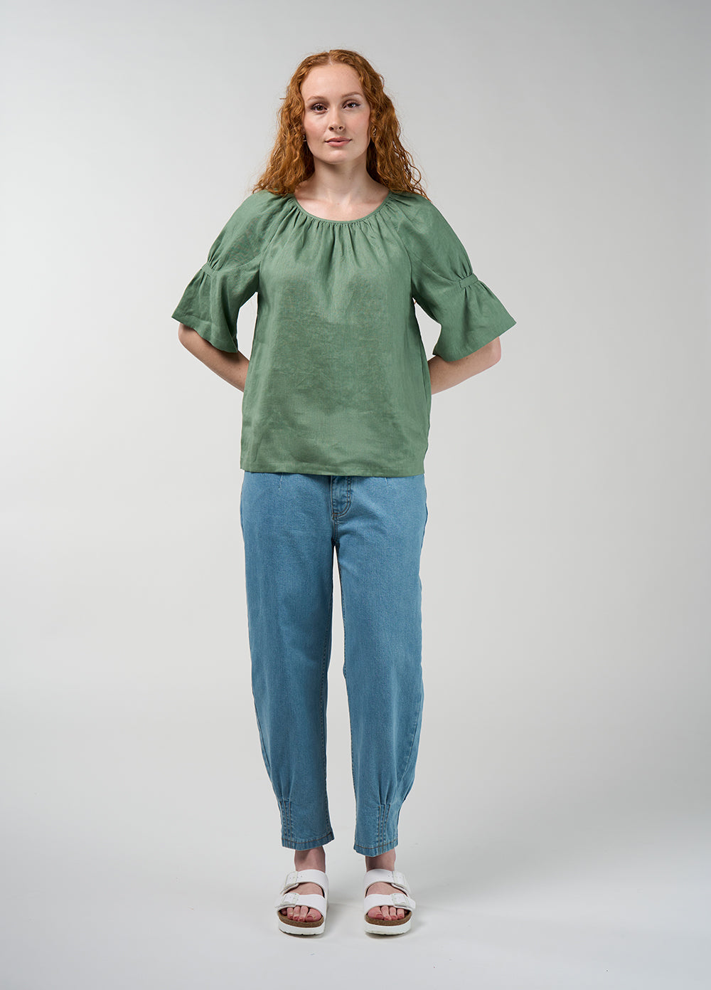 Cove blouse sage