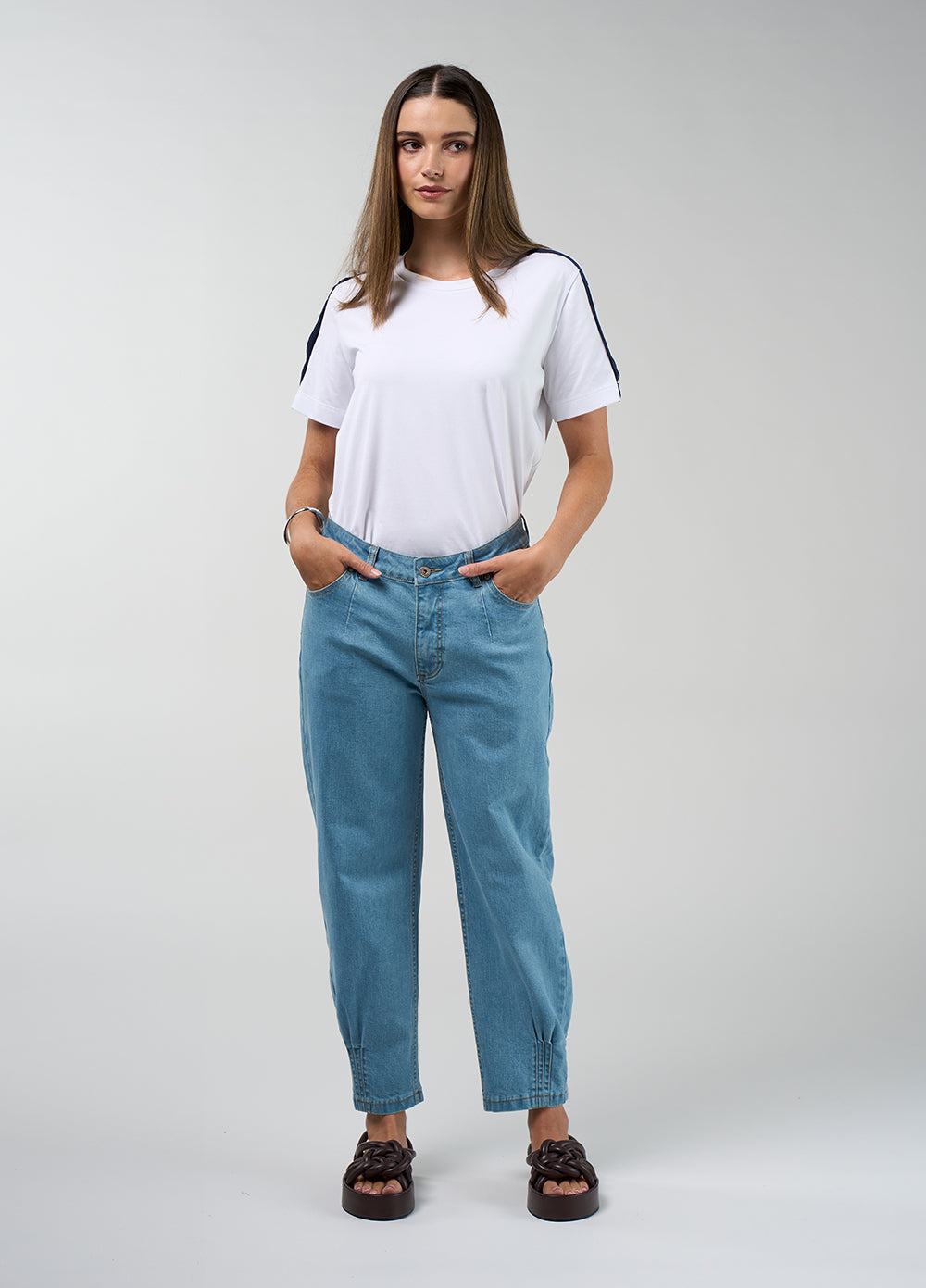 Trio jean light wash