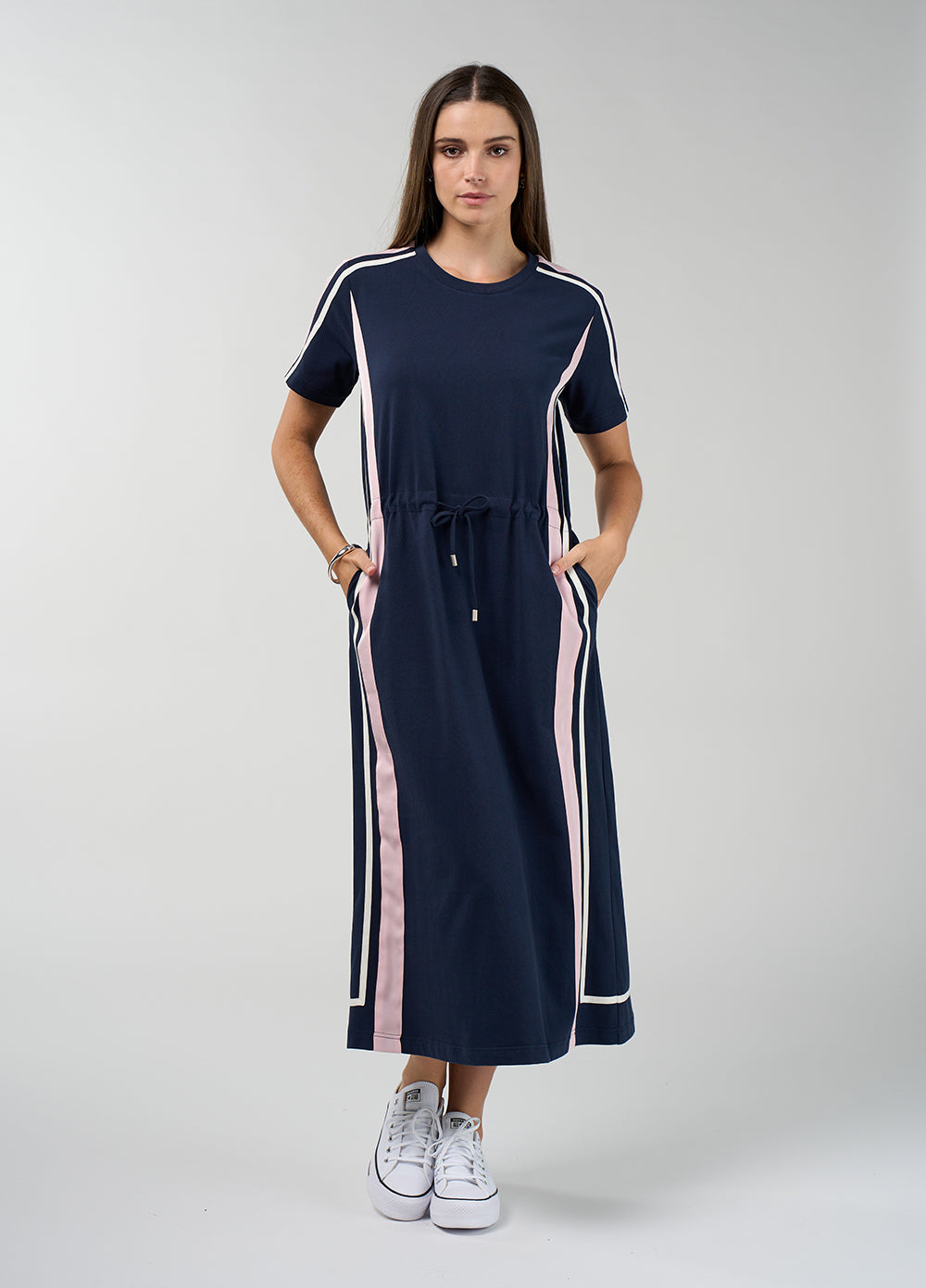 Contour dress navy