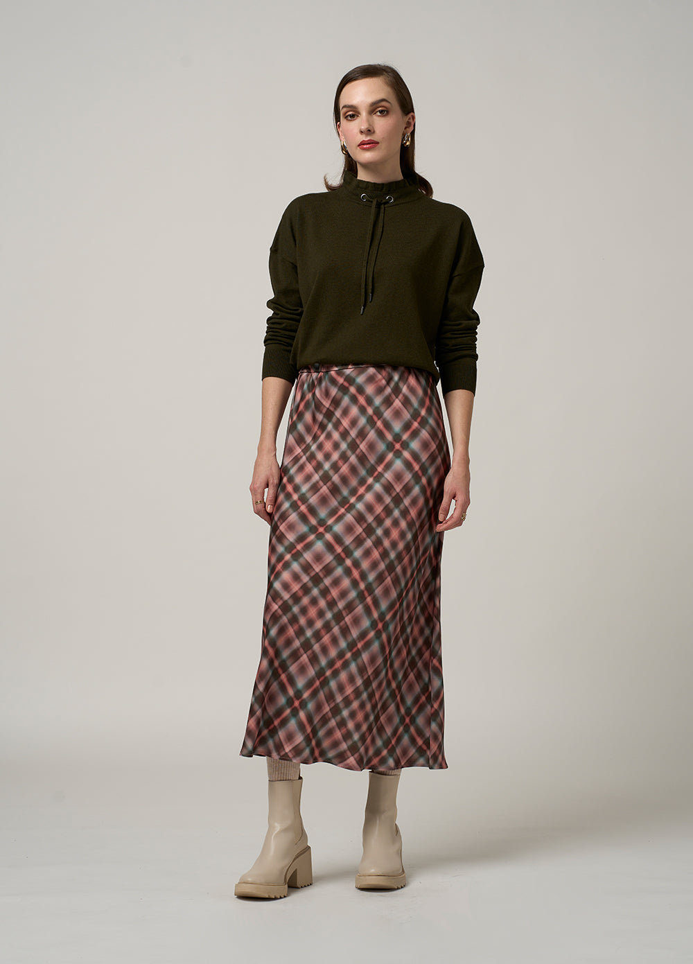 Thistle Skirt Brick Multi