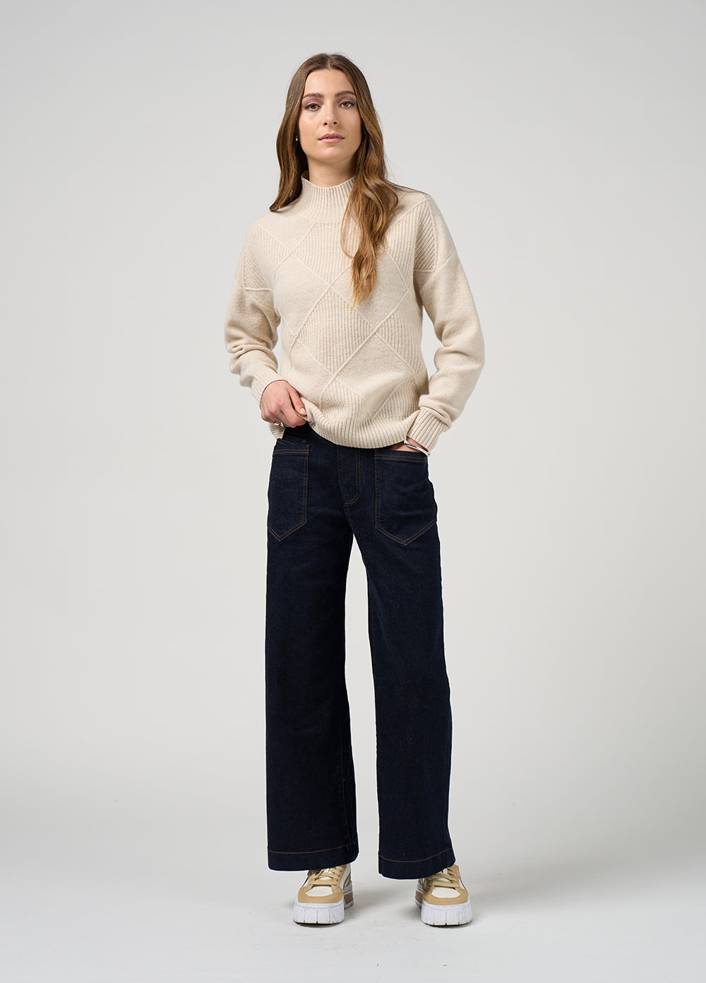 Dressage Sweater Stone