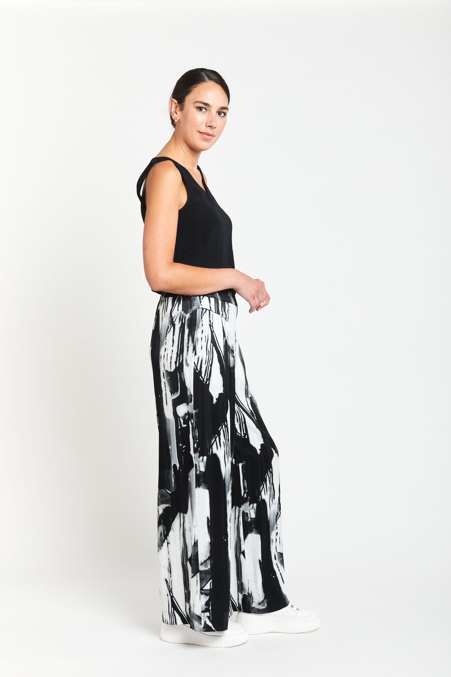 Cityscape Pleat Palazzo