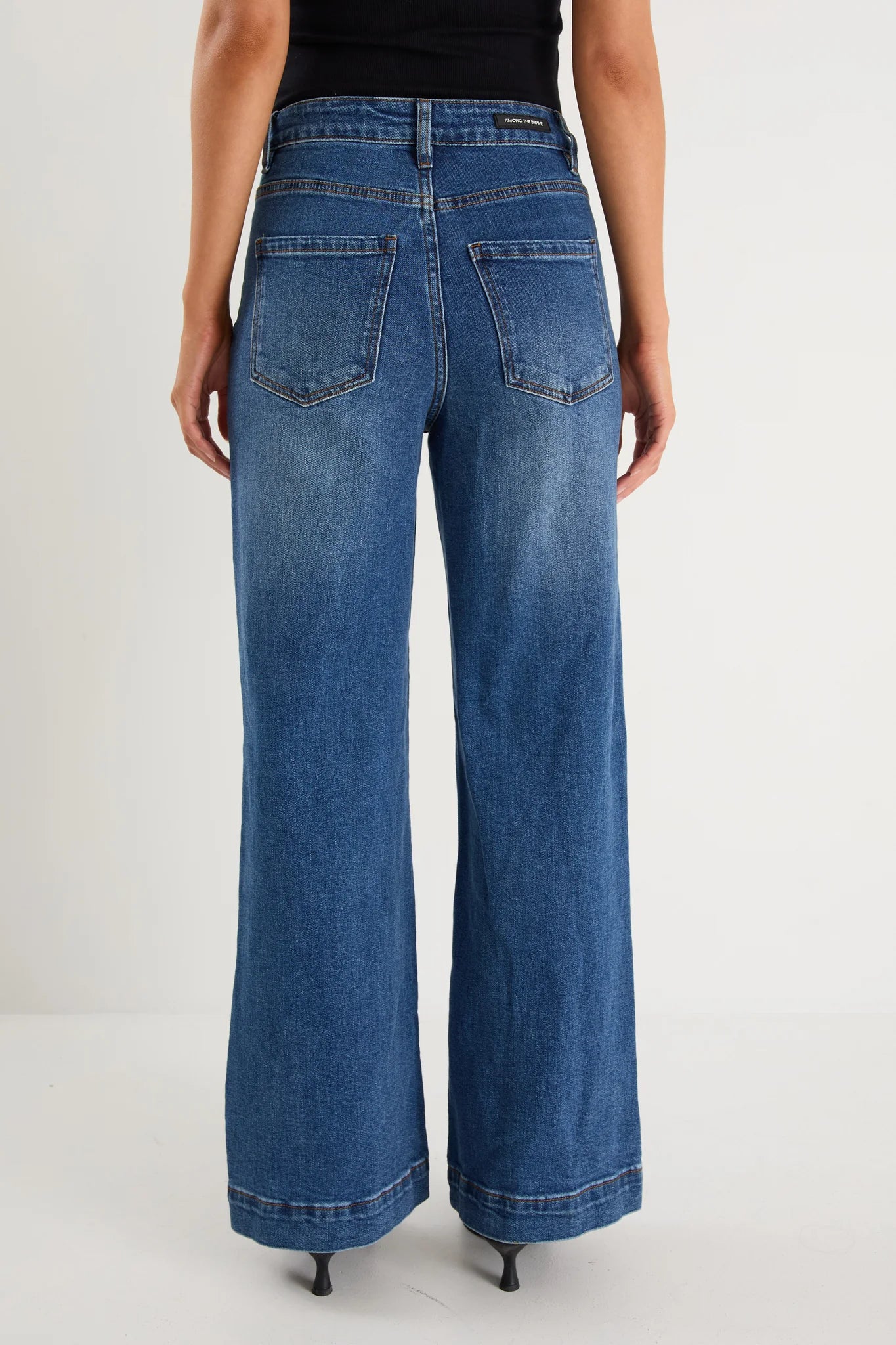 Zoey marine blue pocket jean